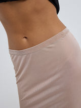 Seamless Basic Sporty Skirt | Seide Petticoat Rosie Beige