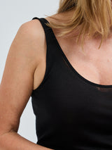 Seamless Basic Sporty Slip Dress | Seide Slip Dress Black