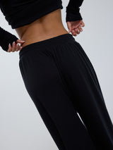 Seamless Basic Woolen Barbera | Merinowolle Pants Black