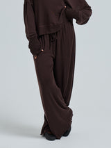 Seamless Basic Woolen Barbera | Merinowolle Pants Dark Brown