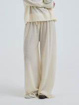Seamless Basic Woolen Barbera | Merinowolle Pants Off-White
