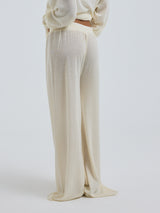 Seamless Basic Woolen Barbera | Merinowolle Pants Off-White