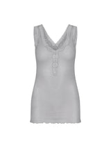 Seamless Basic Cotton Lacey | Baumwolle Tank Top Grey