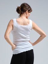 Seamless Basic Donna | Ägyptische Baumwolle Tank Top Off-White