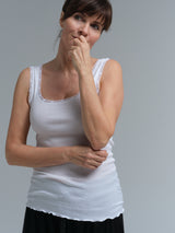 Seamless Basic Donna | Ägyptische Baumwolle Tank Top Off-White