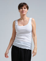 Seamless Basic Donna | Ägyptische Baumwolle Tank Top Off-White