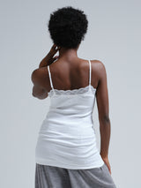 Seamless Basic Fab | Bio-Baumwolle Strap Top White