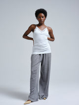 Seamless Basic Fab | Bio-Baumwolle Strap Top White