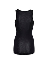 Seamless Basic Woolen Isa | Merinowolle Tank Top Black