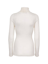 Seamless Basic Woolen Lola | Merinowolle Roll Neck Off-White