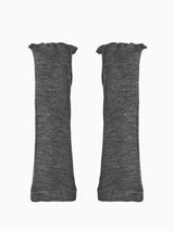 Seamless Basic Mano | Merinowolle Wrist warmer Grey Melange