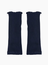 Seamless Basic Mano | Merinowolle Wrist warmer Navy