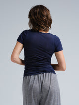 Seamless Basic Cotton Roseanna | Baumwolle S/S T-Shirt Night Sky