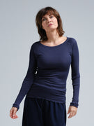 Silky Jade | Seide - Navy