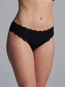 Silky Tanga | Seide 2-pack - Black