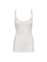 Seamless Basic Woolen Viola | Merinowolle Strap Top Off-White