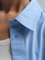 Seamless Basic Amalfi | Baumwolle Shirt Light blue