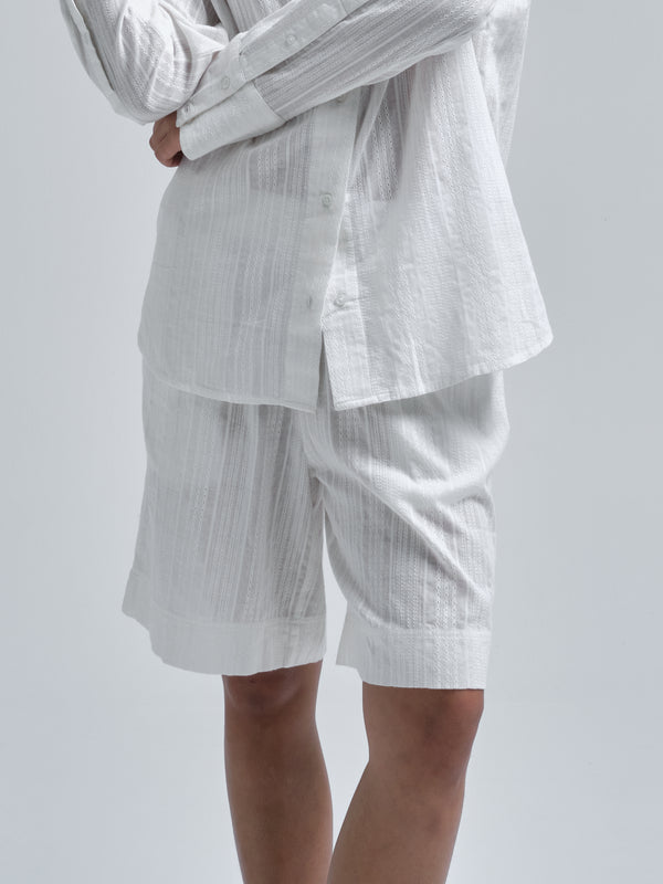 Seamless Basic Boboli | Baumwolle Shorts Off-White
