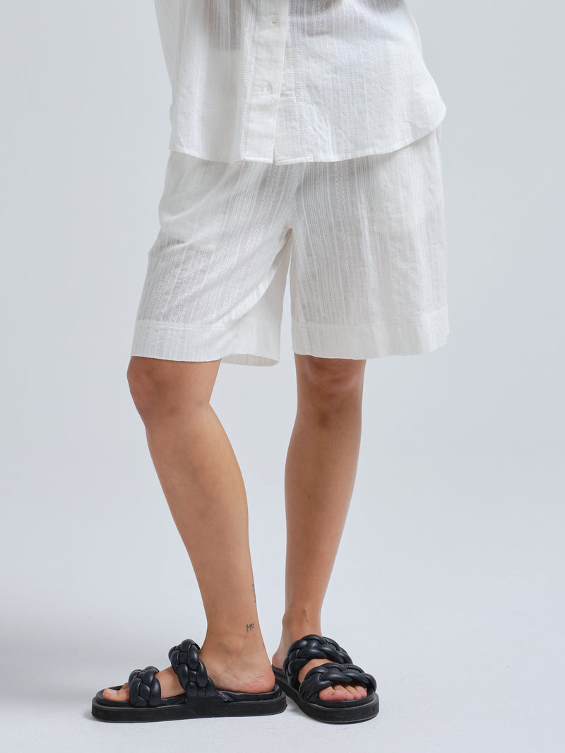 Seamless Basic Boboli | Baumwolle Shorts Off-White
