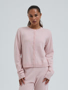 Classic Cardigan | Wolle Kaschmir - Powder Pink