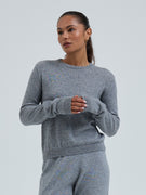 Classic Crew Neck | Wolle Kaschmir - Ash Melange