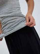 Seamless Basic Cotton Bella | Baumwolle Tank Top Grey Melange