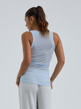 Seamless Basic Cotton Bella | Baumwolle Tank Top Hazy Sky