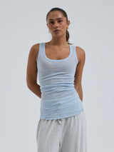 Seamless Basic Cotton Bella | Baumwolle Tank Top Hazy Sky