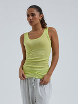 Seamless Basic Cotton Bella | Baumwolle Tank Top Neon Yellow