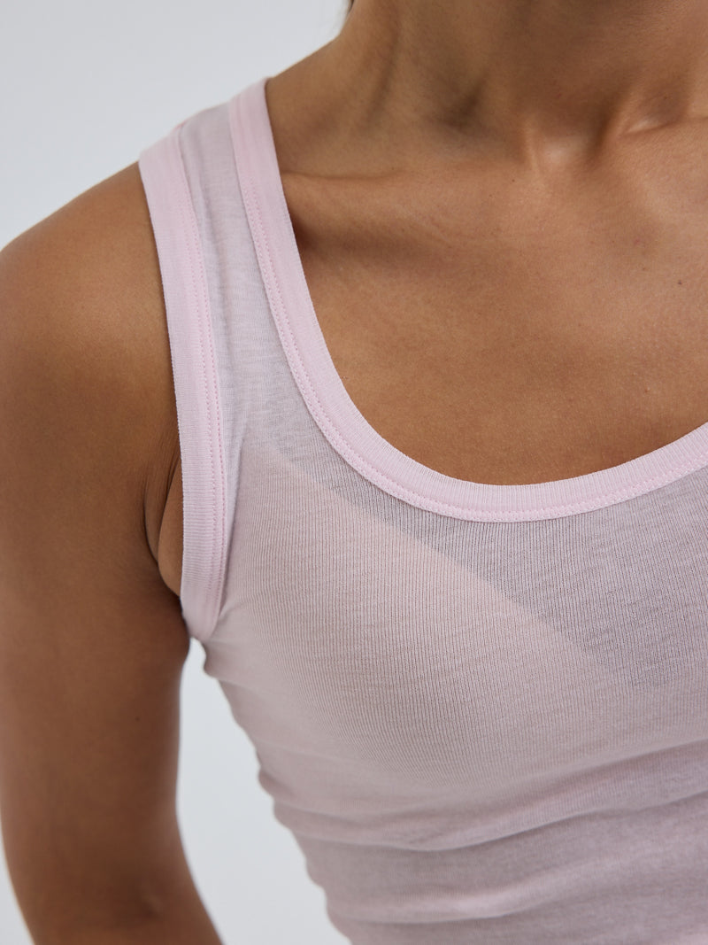 Seamless Basic Cotton Bella | Baumwolle Tank Top Pale Rose