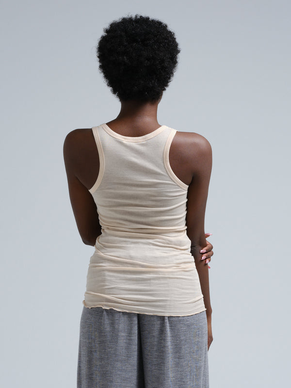 Seamless Basic Cotton Bella | Baumwolle Tank Top Rosie Beige