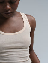 Seamless Basic Cotton Bella | Baumwolle Tank Top Rosie Beige