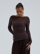 Cotton Boat Neck | Baumwolle - Java