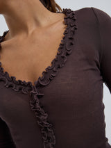 Seamless Basic Cotton Cardy | Baumwolle Cardigan Java