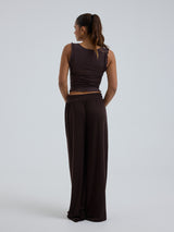 Seamless Basic Cotton Crop Top | Baumwolle Tank Top Java