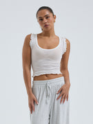 Cotton Crop Top | Baumwolle - Off-White