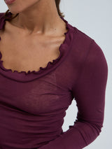 Seamless Basic Cotton Romance | Baumwolle L/S T-Shirt Vineyard