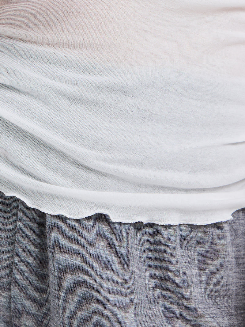 Seamless Basic Cotton Roseanna | Baumwolle S/S T-Shirt Off-White