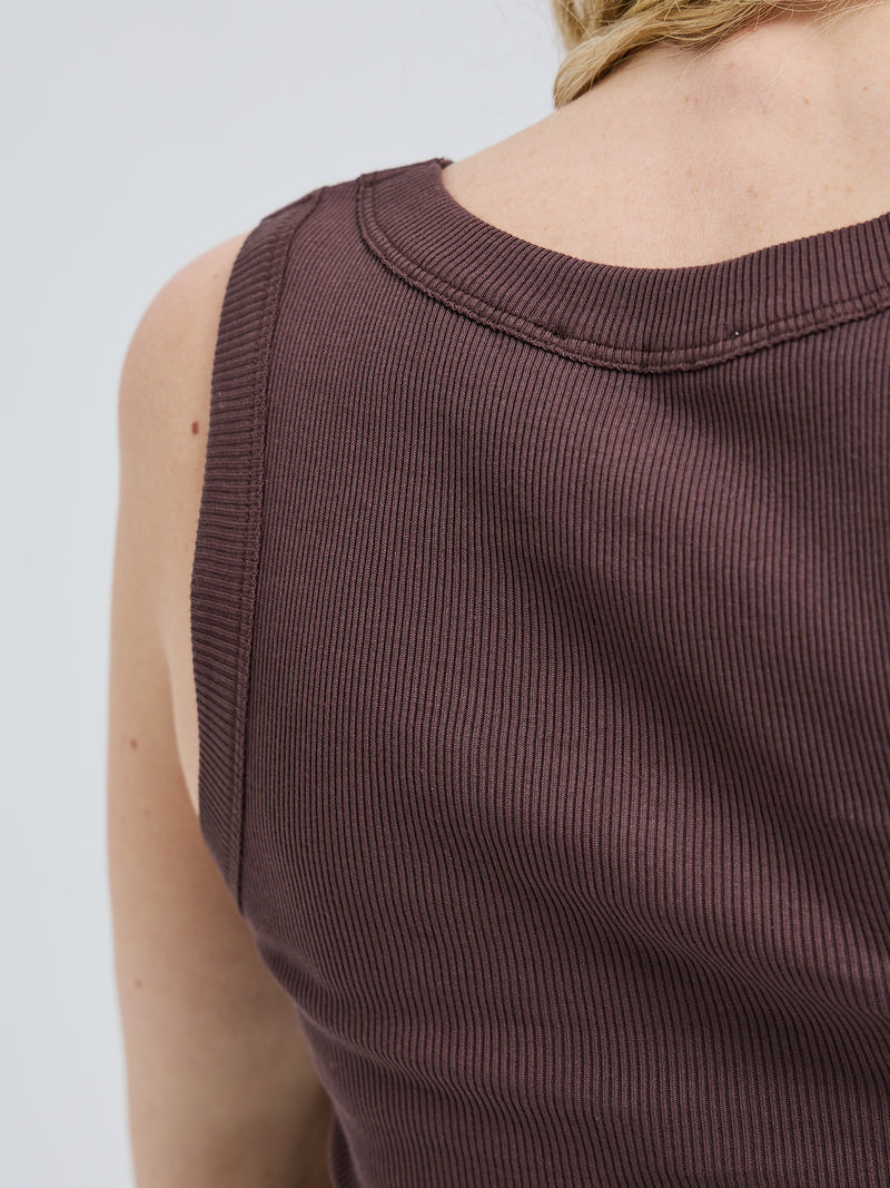 Seamless Basic Crush | Bio-Baumwolle Tank Top Java