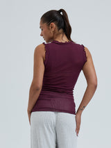 Seamless Basic Flounce | Baumwolle Tank Top Vineyard