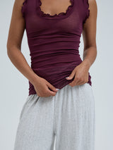 Seamless Basic Flounce | Baumwolle Tank Top Vineyard