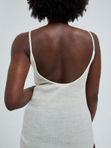 Seamless Basic Fresco | Merinowolle Strap Top Off-White