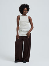 Seamless Basic Fresco | Merinowolle Strap Top Off-White