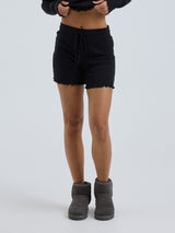 Seamless Basic Jacquard Shorts | Baumwolle Shorts Black