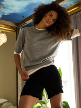 Seamless Basic Jacquard Shorts | Baumwolle Shorts Black