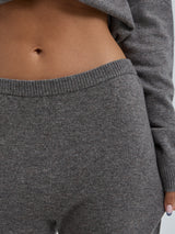 Seamless Basic Knitted leggings | Wolle Kaschmir T-shirt Heather Mushroom
