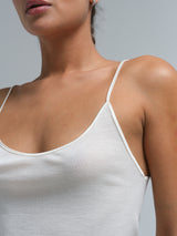 Seamless Basic Rosaria | Wolle - Seide Cami top Off-White