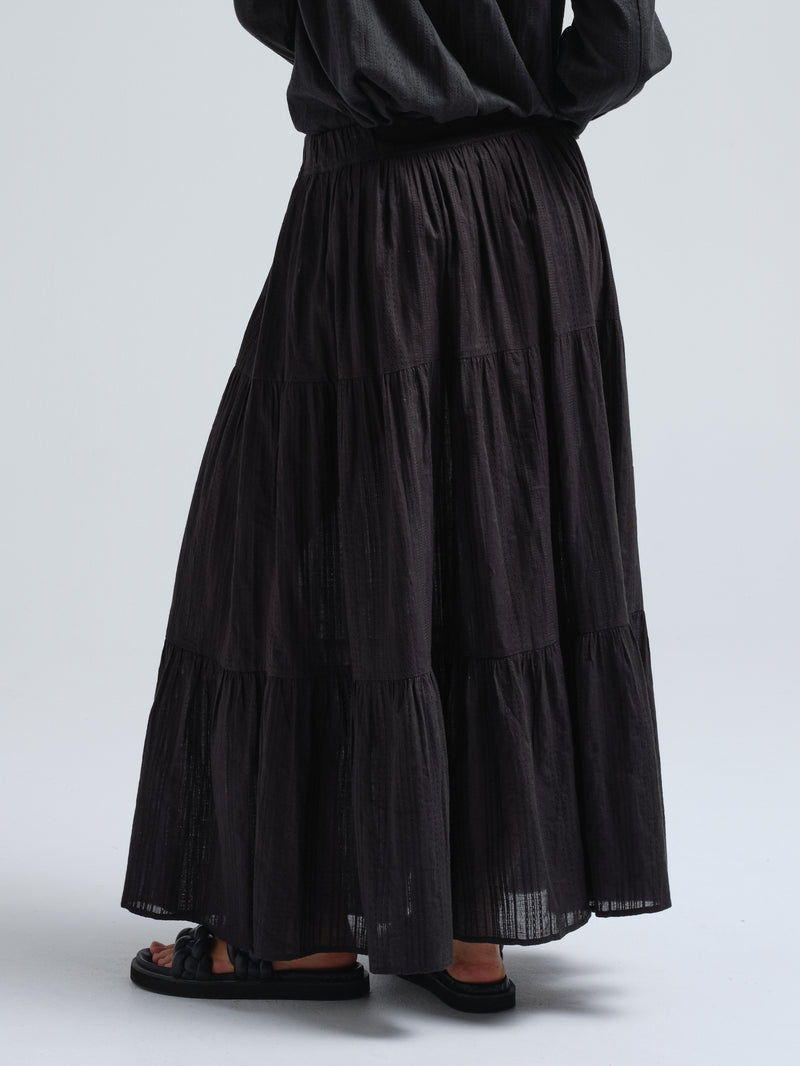 Seamless Basic Siena | Baumwolle Skirt Black