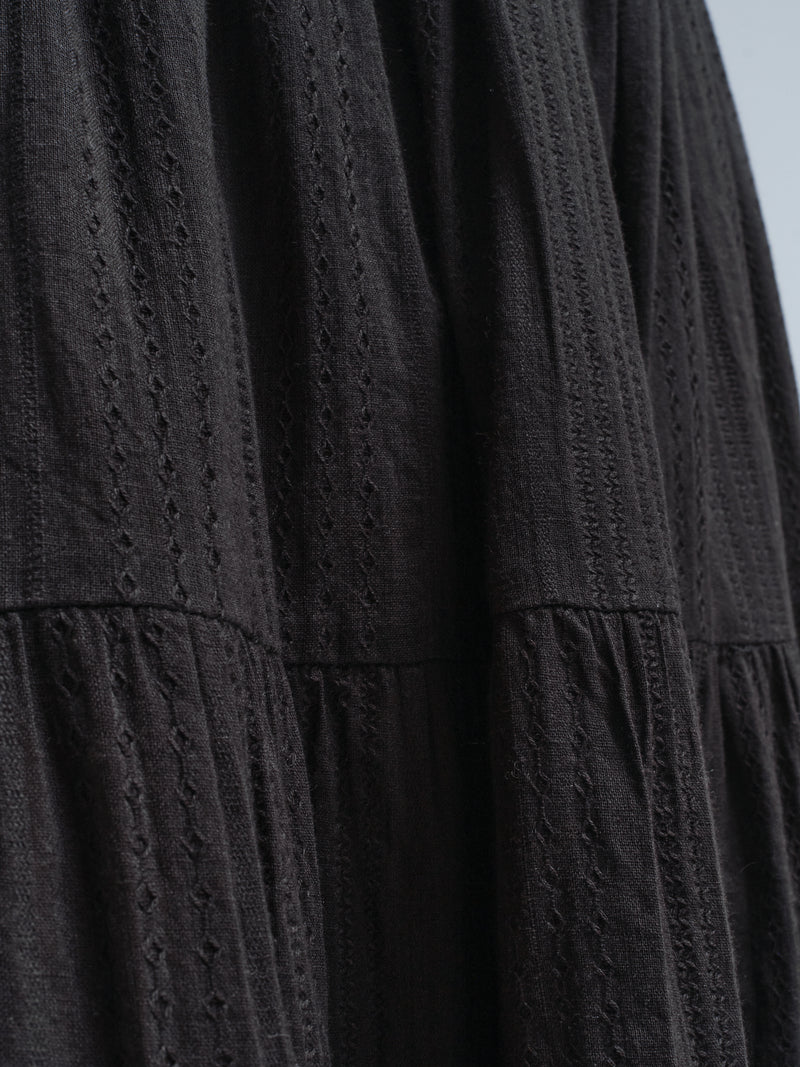 Seamless Basic Siena | Baumwolle Skirt Black