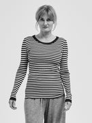 Silky Fiore | Seide - Navy/Off-white